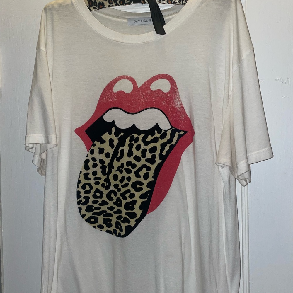 Daydreamer The Rolling Stones Velvet  Tongue Tshirt
